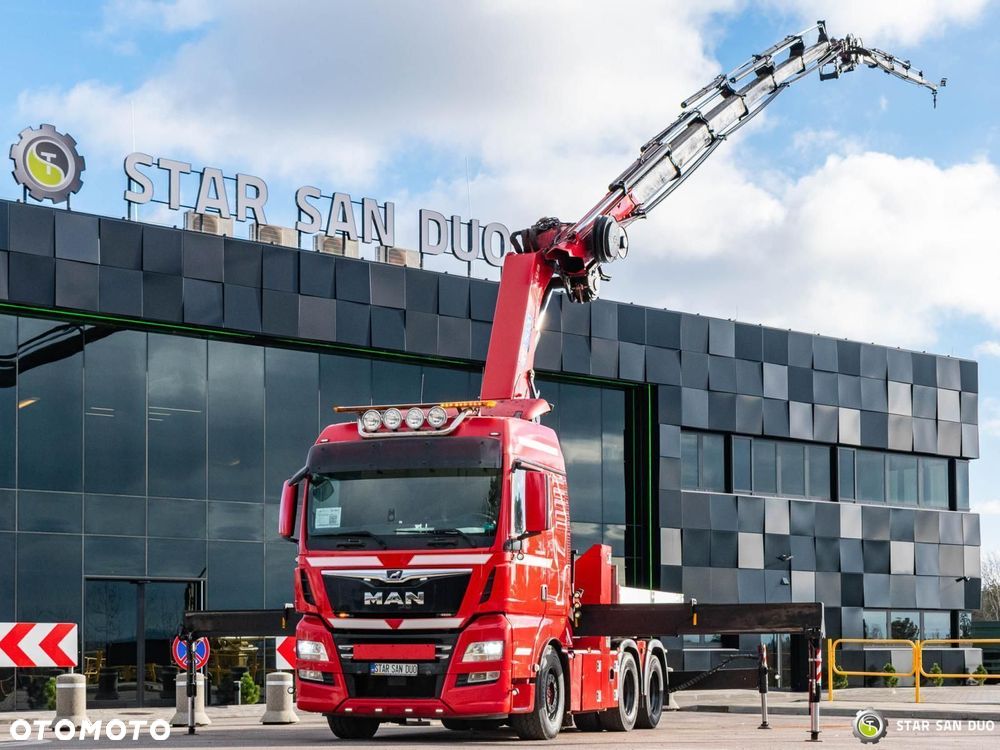MAN MAN TGX 28.500 6x2 HMF 5020K-RC HDS Fly Jib Żuraw Siodło - 5