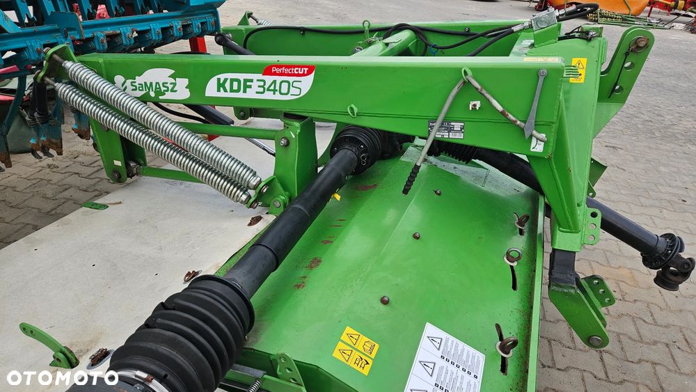 SaMasz KDD 861 S+T Kosiarka Dyskowa Motyl z taśmami  w Zestawie z Czołową kosiarką KDF 340 S - 17