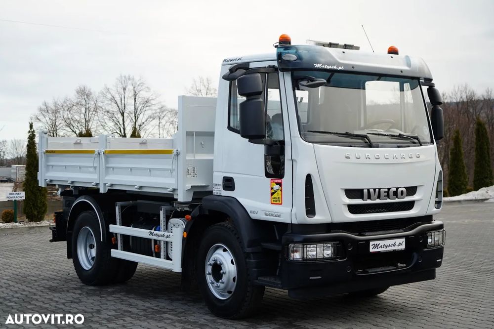 Iveco EUROCARGO 160 E22 / BASCĂLĂTOR 3 DIRECȚII / HIDRODOXIE LATERALĂ / BORDMATIC / EURO 5 EEV - 17
