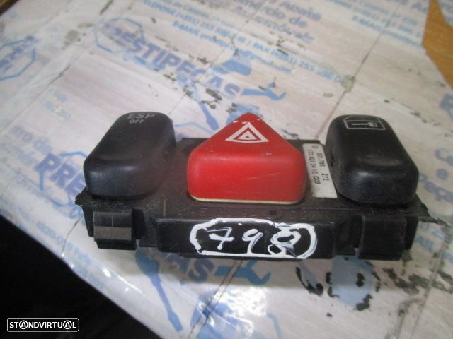 Interruptor 1708202410 MERCEDES W170 2002 4 Piscas. FECHADURA PORTAS, - 2