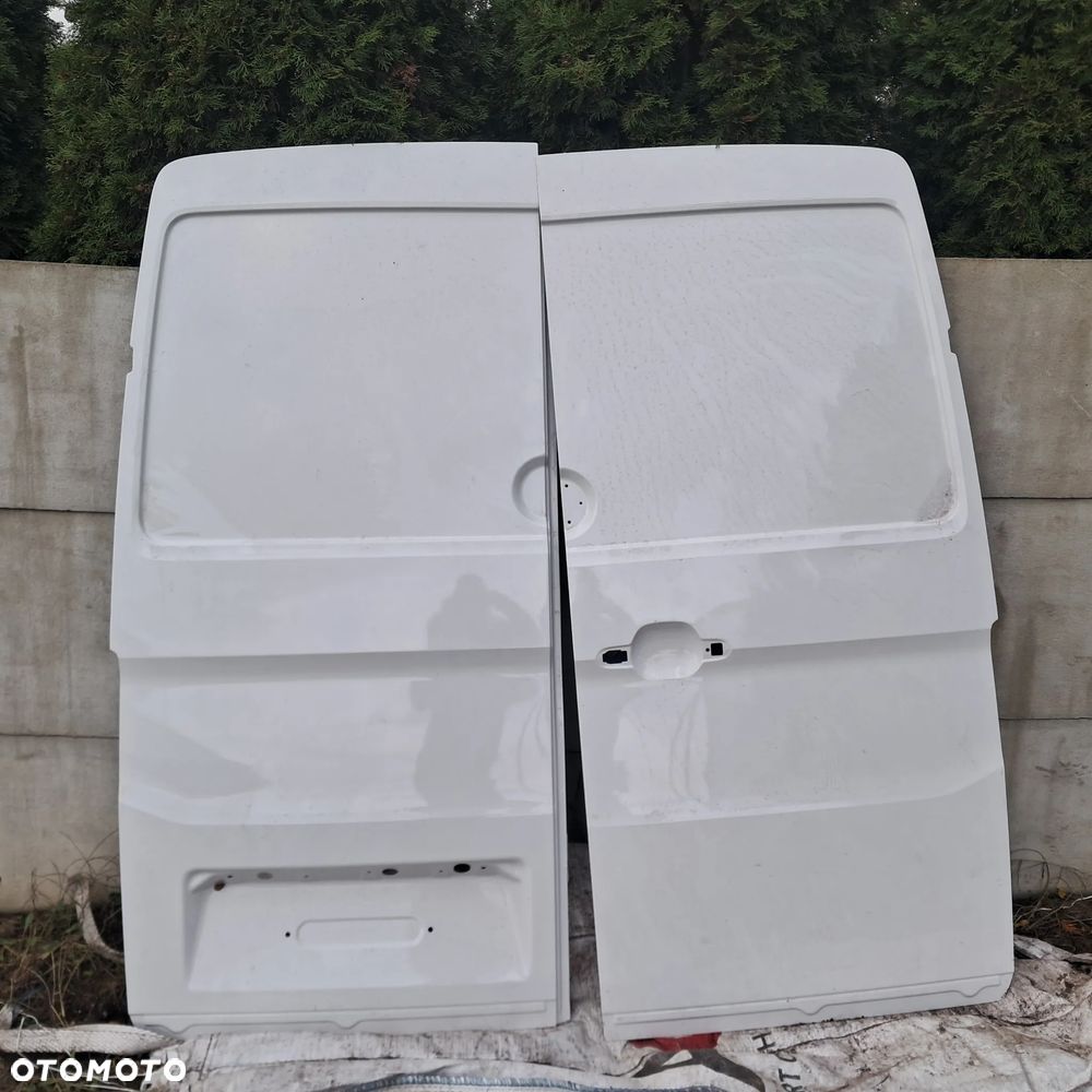 Drzwi tył lewe prawe białe LB9A Volkswagen Crafter Man Tge  2017> tylne igła niskie - 1