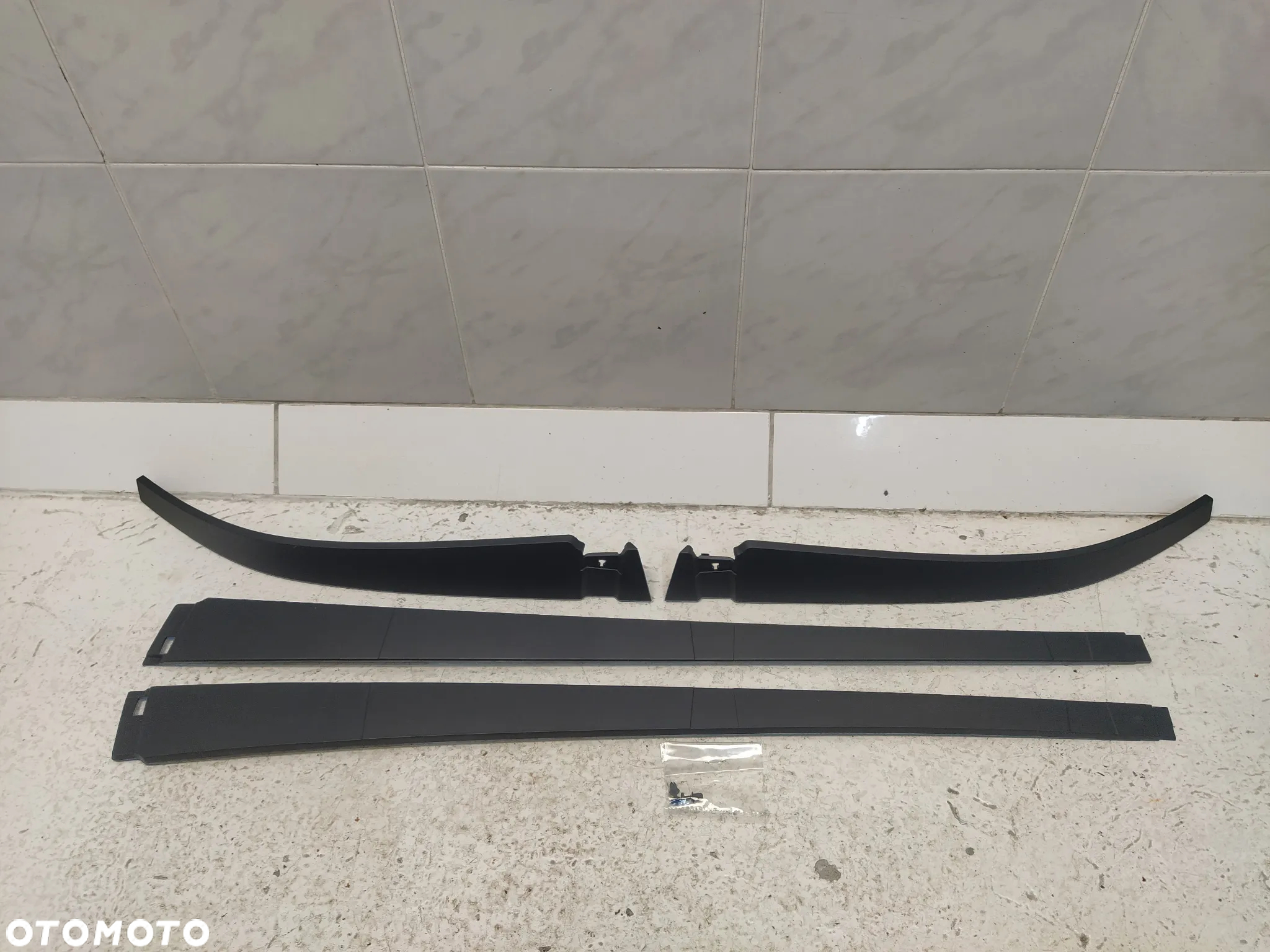 FIAT 500C CABRIO LISTWY PRZEJŚCIE DACHOWE LISTWA DACHU KOMPLET NOWA ORYGINAŁ - 2