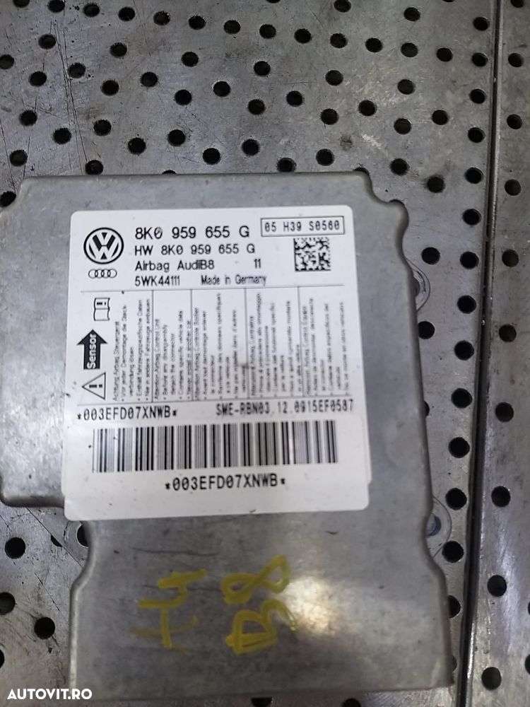Modul calculator airbag audi a4 b8 8k 8k0959655g - 2