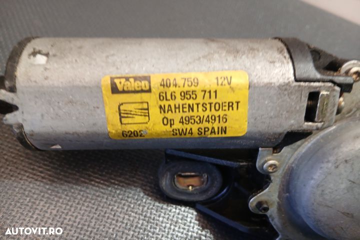 Motoras stergator luneta 6L6955711 6L6955711 Seat Ibiza 4 6J [2008 - - 3