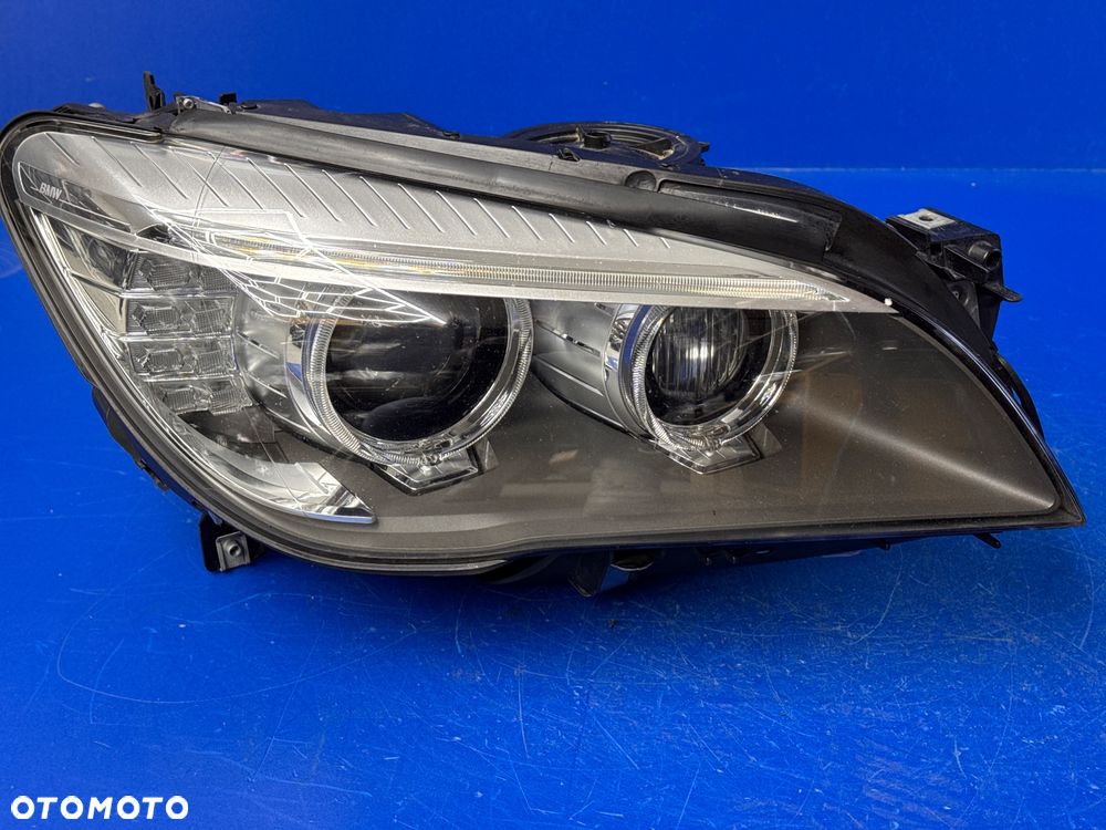 LAMPY BI XENON BMW F01 F02 DYNAMIC SKRETNE KOMPLETNE BDB EU - 2