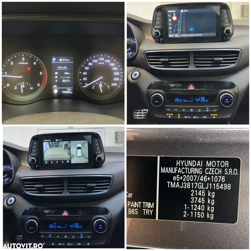 Hyundai Tucson 1.6 CRDi 48V-Hybrid 2WD DCT N Line - 14