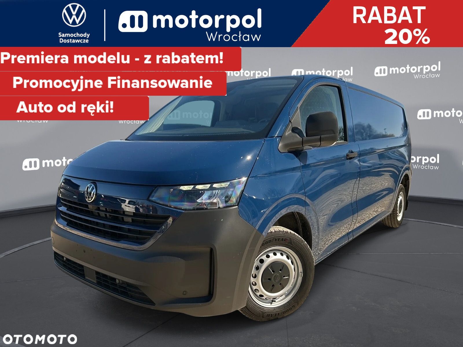 Volkswagen Transporter T7 Furgon (L2) AUTOMAT, 2.0 TDI 170KM, r.o. 3500 mm - 1
