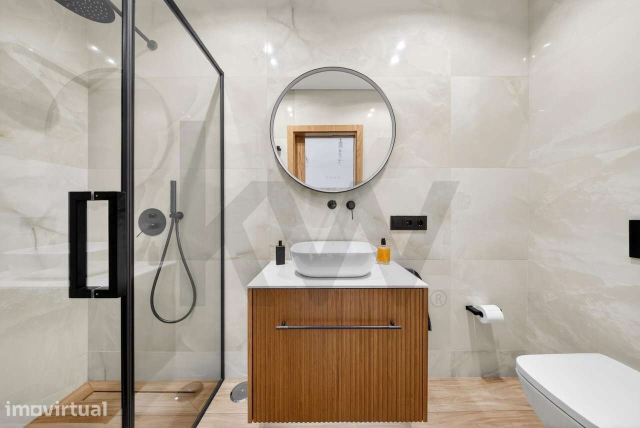 Apartamento T3 mobilado e decorado em condomínio privado com garagem e - Grande imagem: 5/53