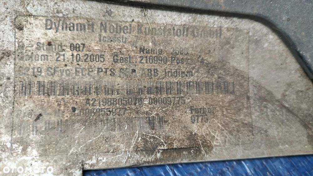 ZDERZAK PRZÓD PRZEDNI KOMPLETNY BIAŁY AKRYL MERCEDES CLS W219 C219 - 13