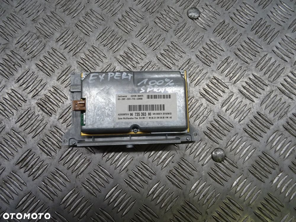 PEUGEOT EXPERT 06-12 2.0D 120KM WYŚWIETLACZ RADIA A2C53387515 - 3