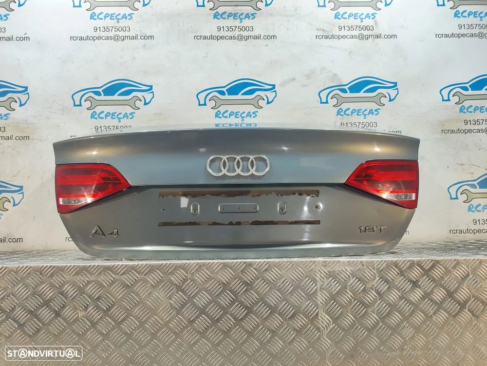 Tampa / Porta da Mala Audi A4 B8 Sedan - Pré Facelift - Farolins | Simbolo | Forra - 4