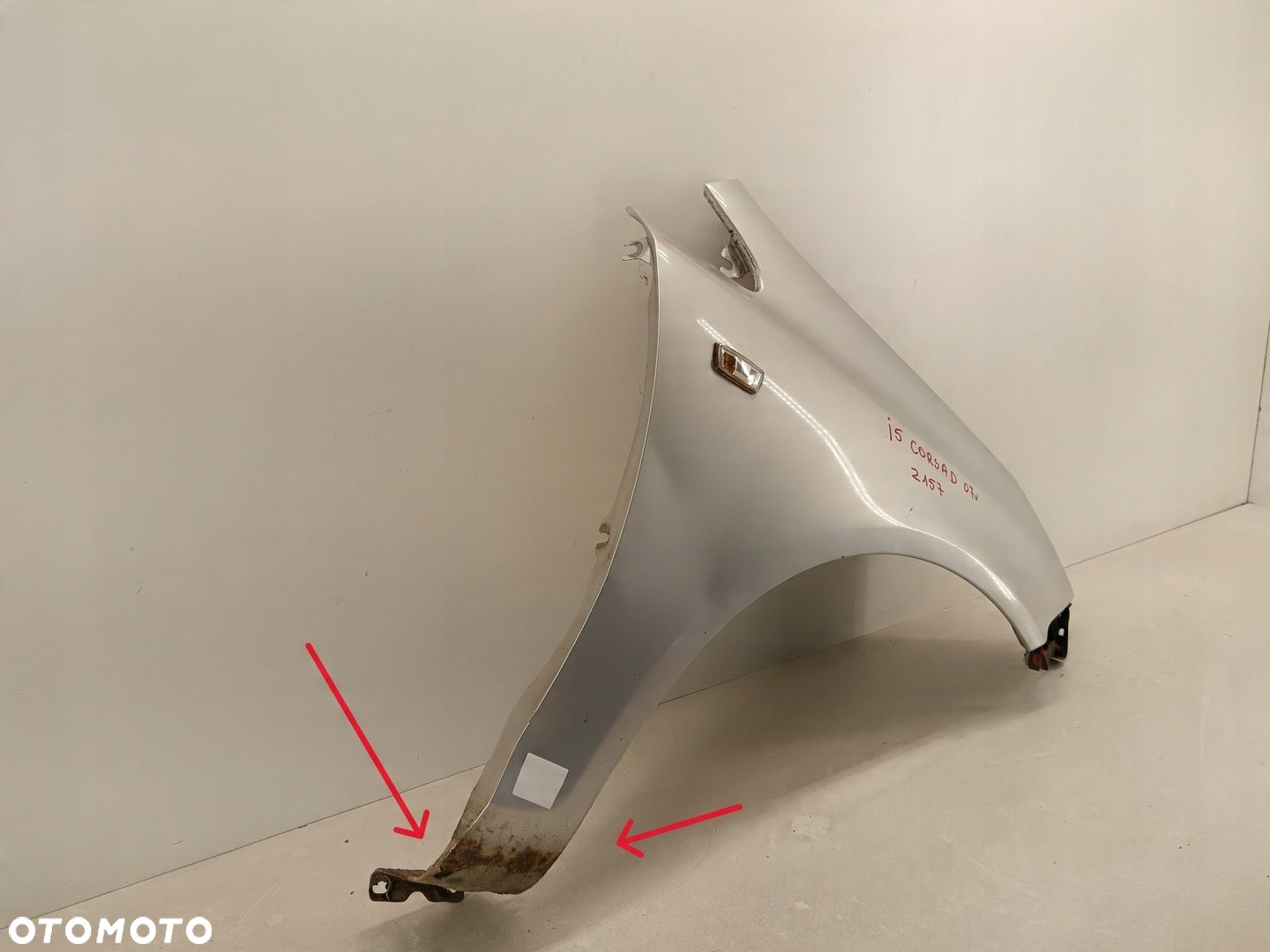 BŁOTNIK PRAWY PRZEDNI OPEL CORSA D 06-11 Z157 - 3