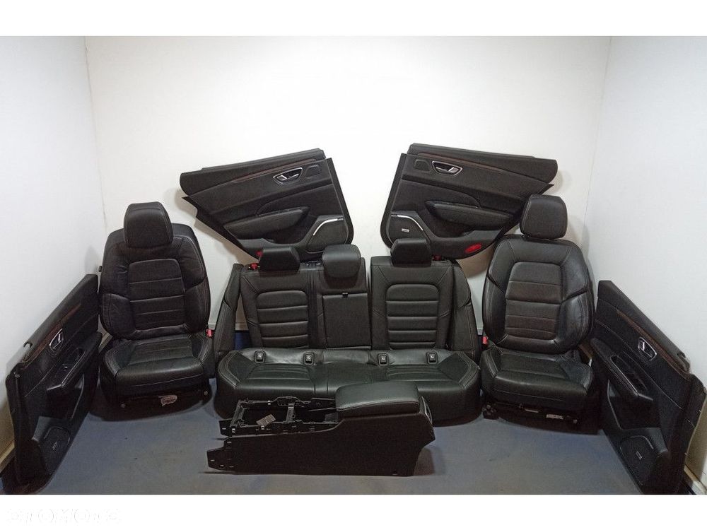 RENAULT TALISMAN SEDAN FOTELE KANAPA BOCZKI KOMPLET SKÓRA BOSE - 1