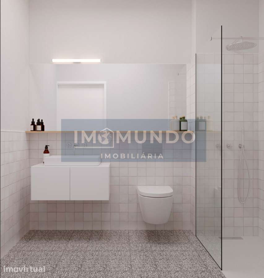 T0 Novo com Jardim Interior junto ao Mar: Condomínio Leça da Palmeira - Grande imagem: 4/14