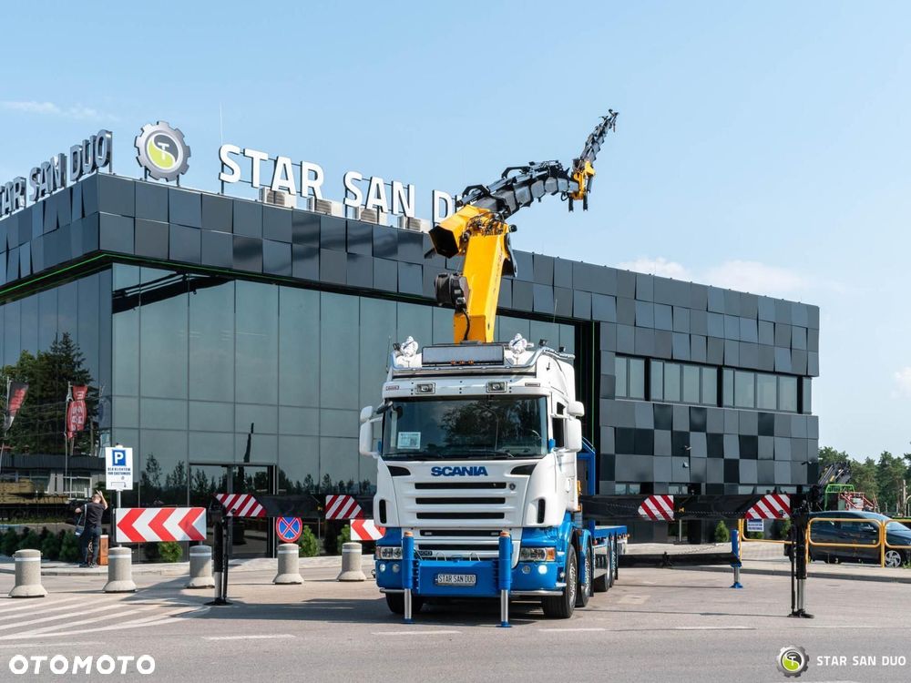 Scania R500 8x2 PALFINGER PK 85002 Fly Jib Wciągarka HDS Żuraw Crane - 12