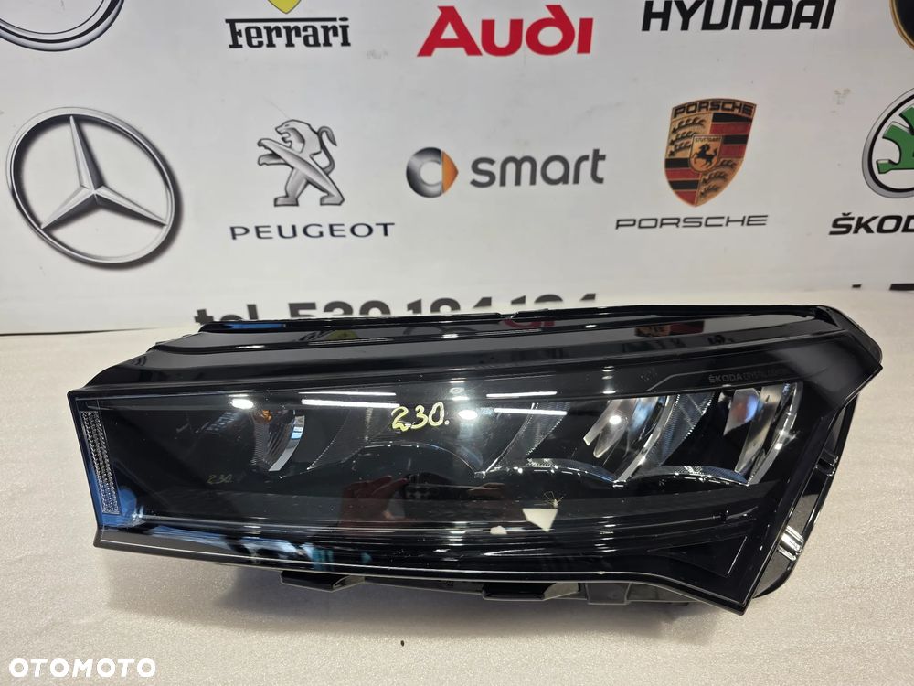 SKODA ENYAQ 5LB LEWA LAMPA FULL LED CRYSTAL LIGHTING , NR 5LB941015 , NR AUKCJI LPP230 - 1