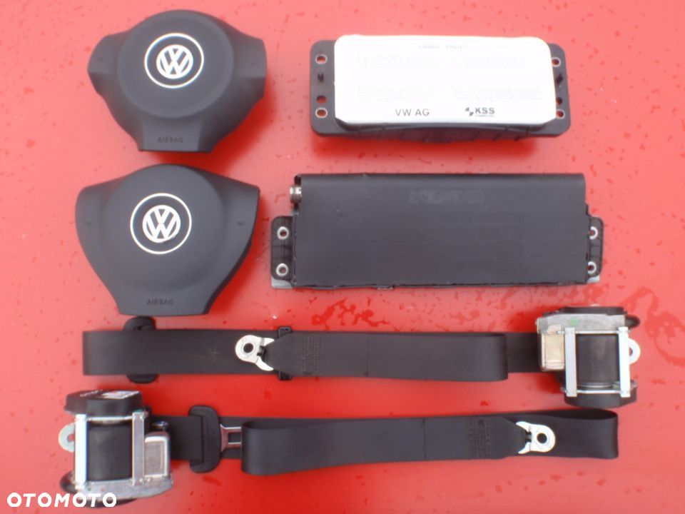 VW GOLF VI 6 5K DESKA KONSOLA KOKPIT PULPIT PUŁKA PARAPET PODUSZKI AIR BAG AIRBAG PASY PAS Raz2 - 2