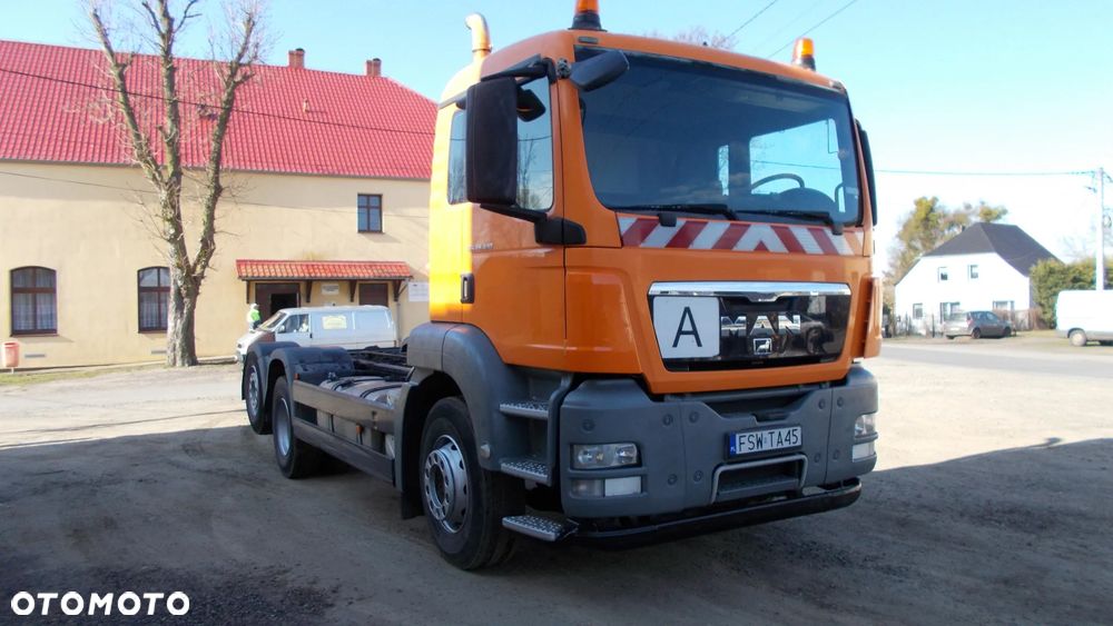 MAN TGS BECZKA ASENIZACJA, KRÓTKI ROZSTAW 410cm, EURO-5, 3-y OSIOWY, OŚ SKRĘTNA, 6x2 - 27
