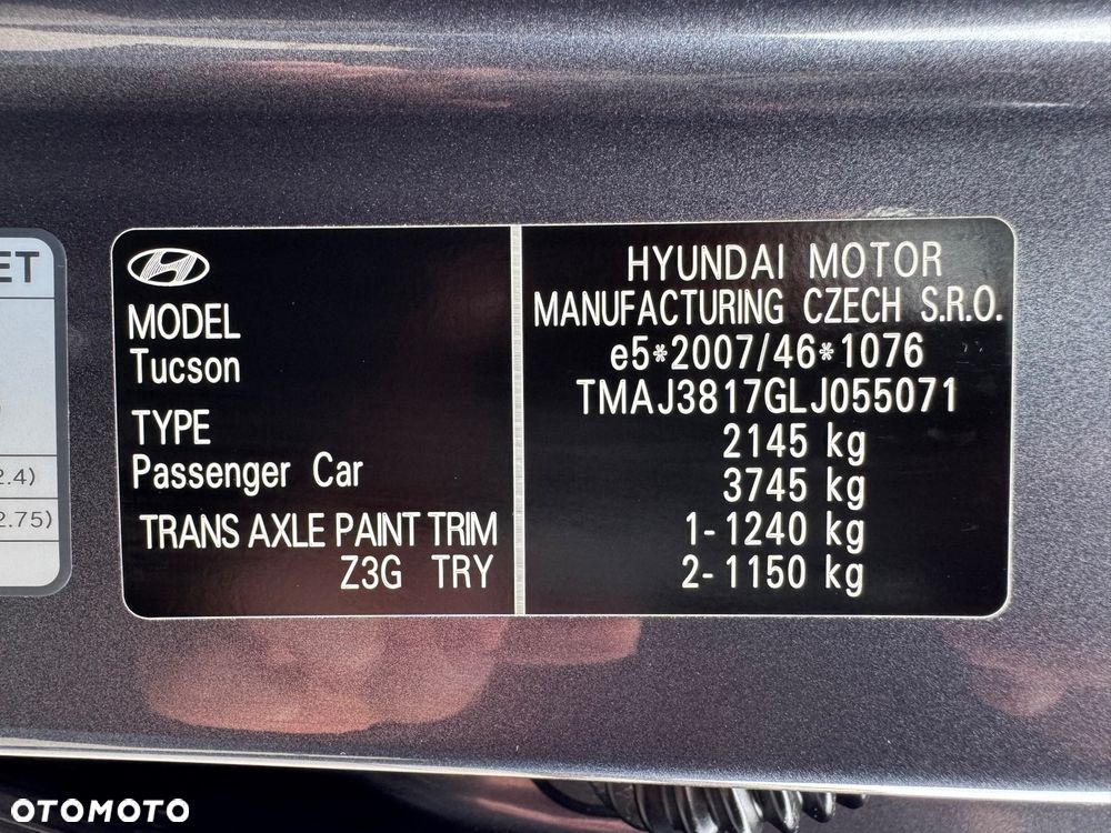 Hyundai Tucson 1.6 CRDi 48V-Hybrid 2WD DCT Prime - 40