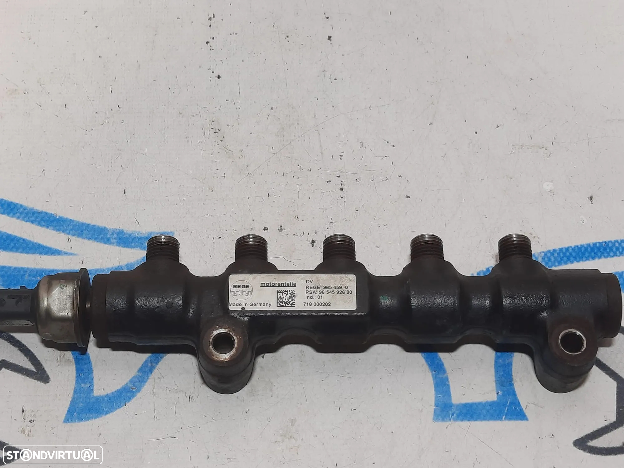 REGUA REGULADORA INJEÇÃO INJECÇÃO PEUGEOT 307 1.6 HDI 9HX - 3