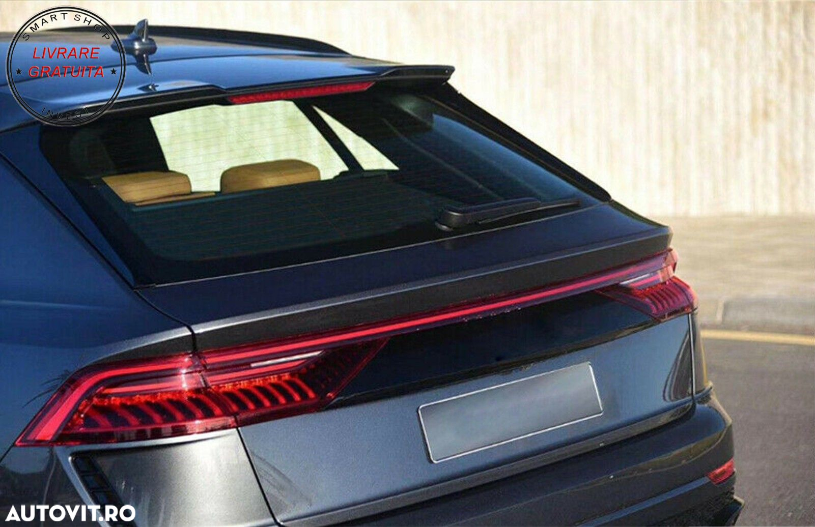 Eleron Luneta Negru Lucios Audi Q8 SUV (2018+) RS Design- livrare gratuita - 9