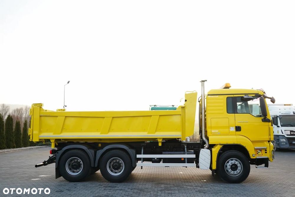 MAN TGS 26.440 / 6X4 / 2 STRONNA WYWROTKA / HYDROBURTA / AUTOMAT / KABINA SYPIALNA - 10