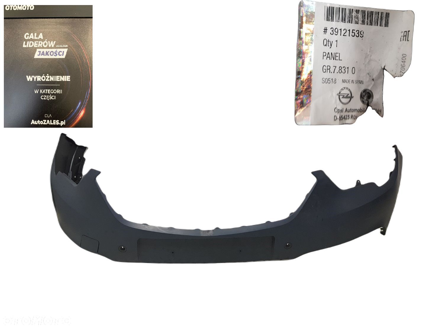 FABRYCZNIE NOWY ORYGINALNY ZDERZAK PRZEDNI PRZÓD OPEL CROSSLAND X 17-21 39121537 - 1