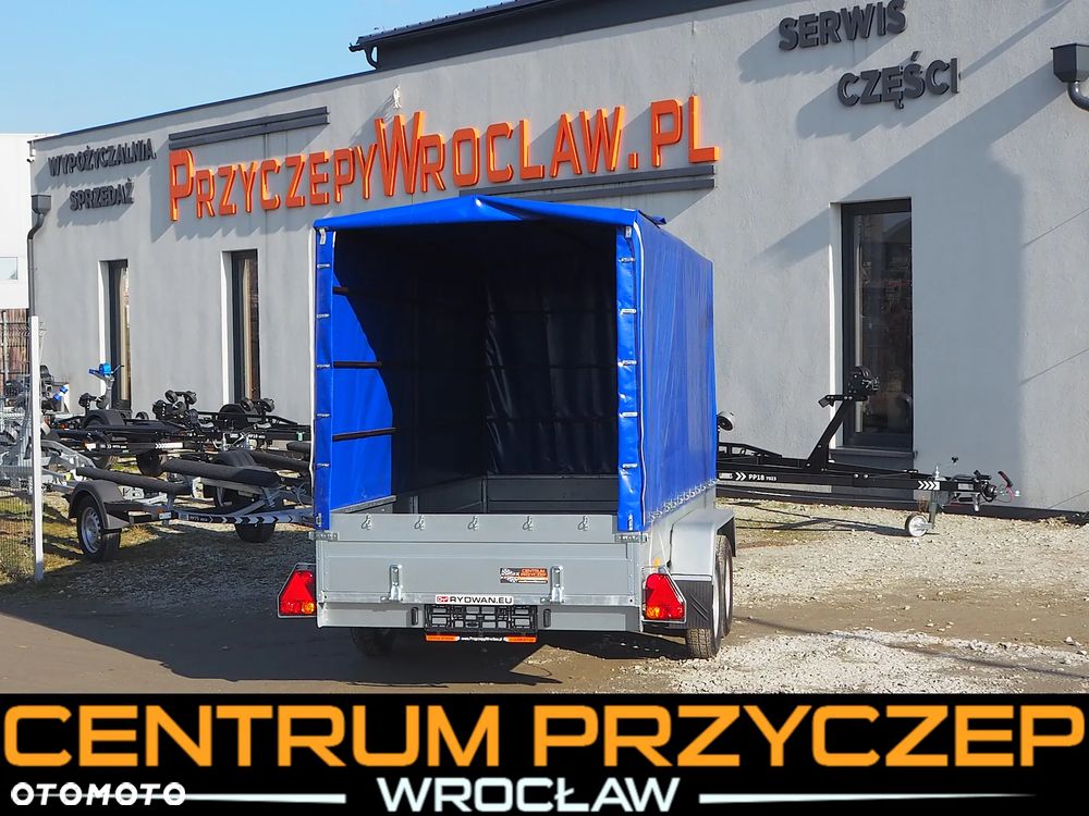 Rydwan EURO C750 / 2 OSIE / BAGAŻOWA / TOWAROWA / Z PLANDEKĄ / BEZ PLANDEKI / DMC: 750 KG - 6