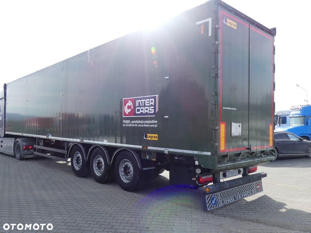 Feber Inter Cars LEGRAS 92m3 / WALKING FLOOR / OŚ PODNOSZONA / - 5