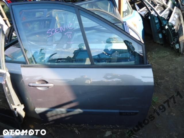 RENAULT SCENIC II DRZWI PRAWY PRZÓD PRZEDNIE - 1