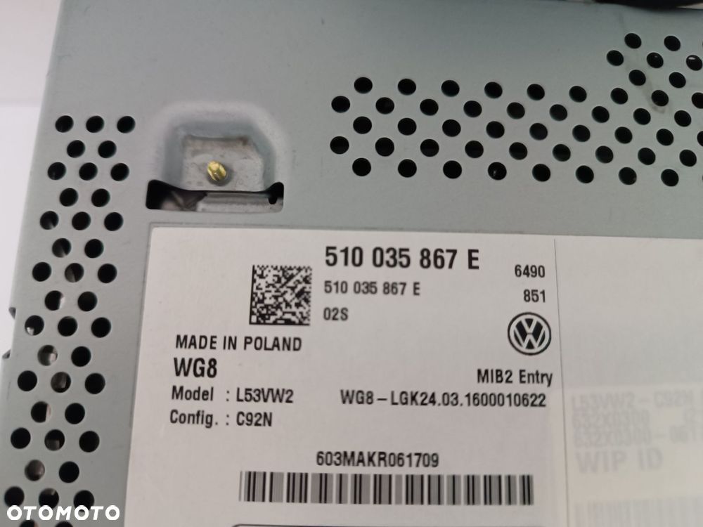 VW 510035867E RADIO SAMOCHODOWE - 3