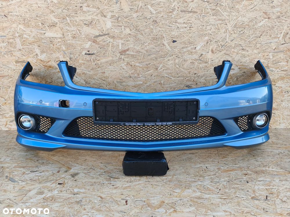 Mercedes C-Klasa W204 AMG 07-10r zderzak przód przedni PDC - 1