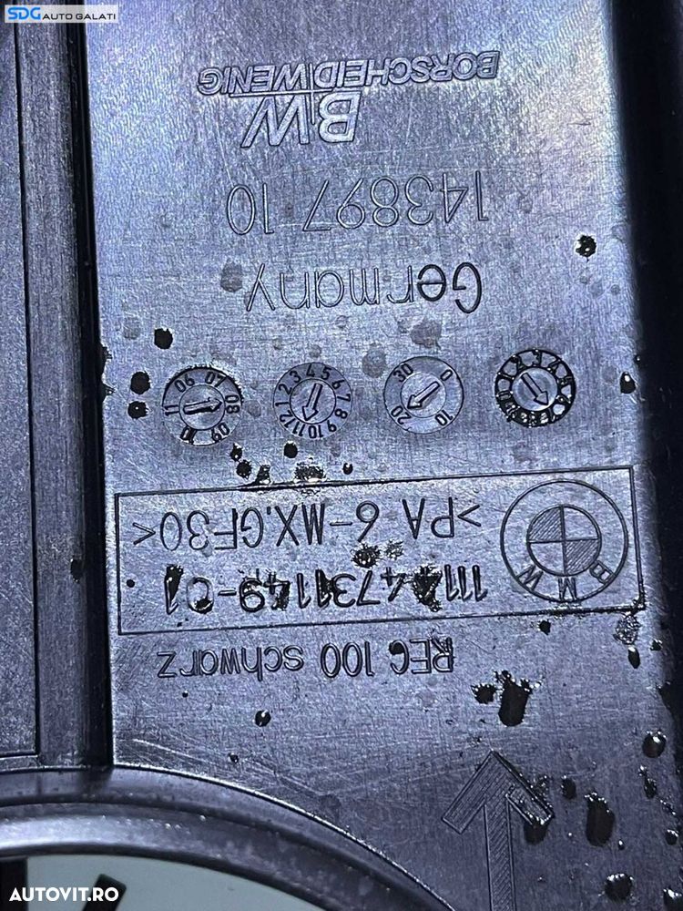 Capac Protectie Antifonare Motor BMW Seria 5 E60 E61 518 520 2.0 D N47 2007 - 2010 Cod 1114473114901 4731149 [D0821] - 9