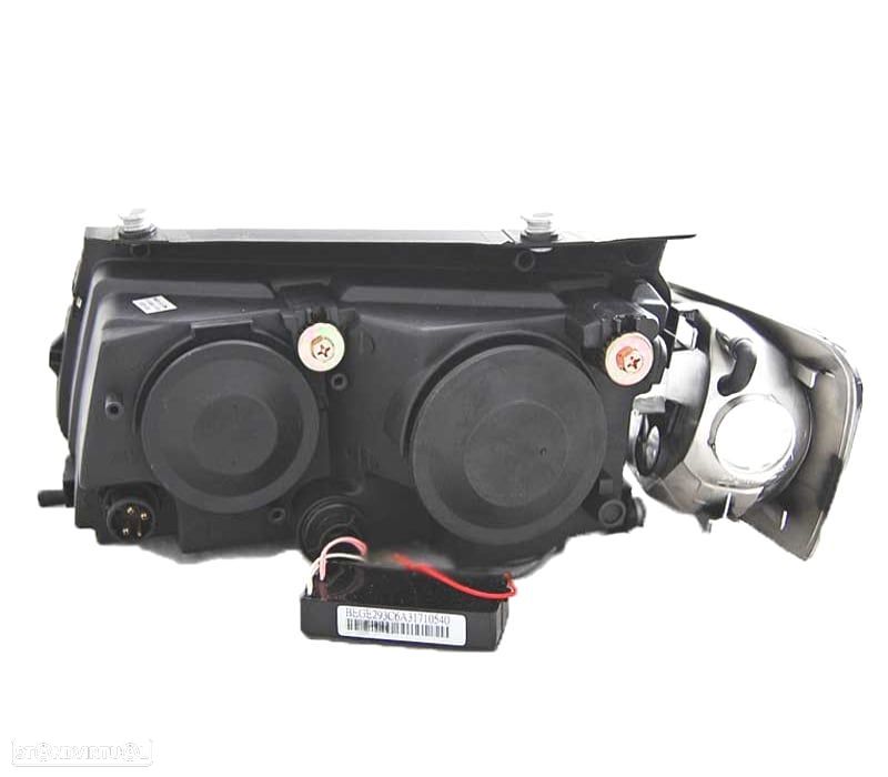 FARÓIS VOLKSWAGEN VW PASSAT B5 3B 96-00 ANGEL EYES CCFL CROMADO - 2