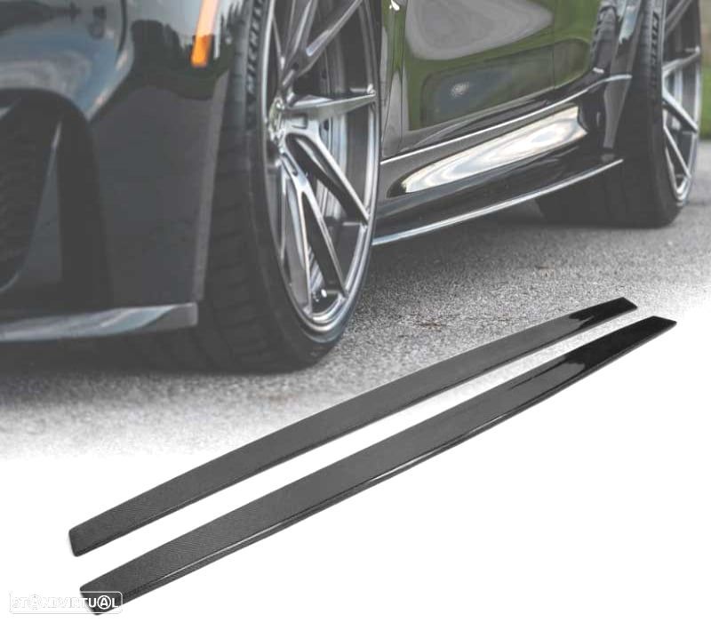 EXTENSÕES DE EMBALADEIRAS BMW F80 F82 LOOK M PERFORMANCE CARBONO - 1