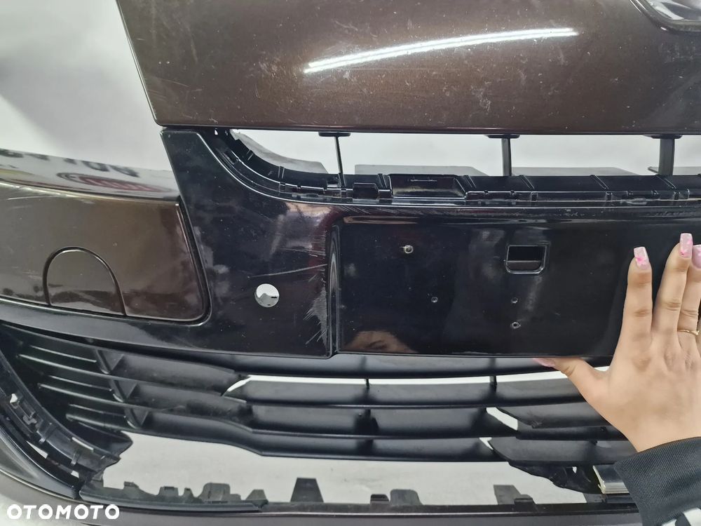 RENAULT MEGANE 3 III LIFT 11- ZDERZAK PRZEDNI PRZÓD NA 4X PDC + GÓRNE WZMOCNIENIE ZDERZAKA + ŚLIZGI + GÓRNA BLENDA , NR AUKCJI NZ1000 - 13