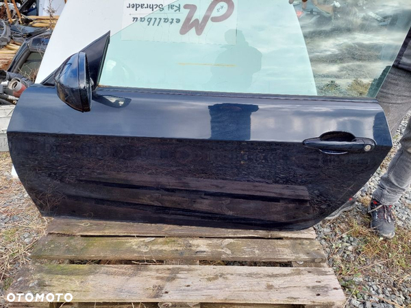 BMW E92 lewe drzwi kompletne idealne Carbonschwarz