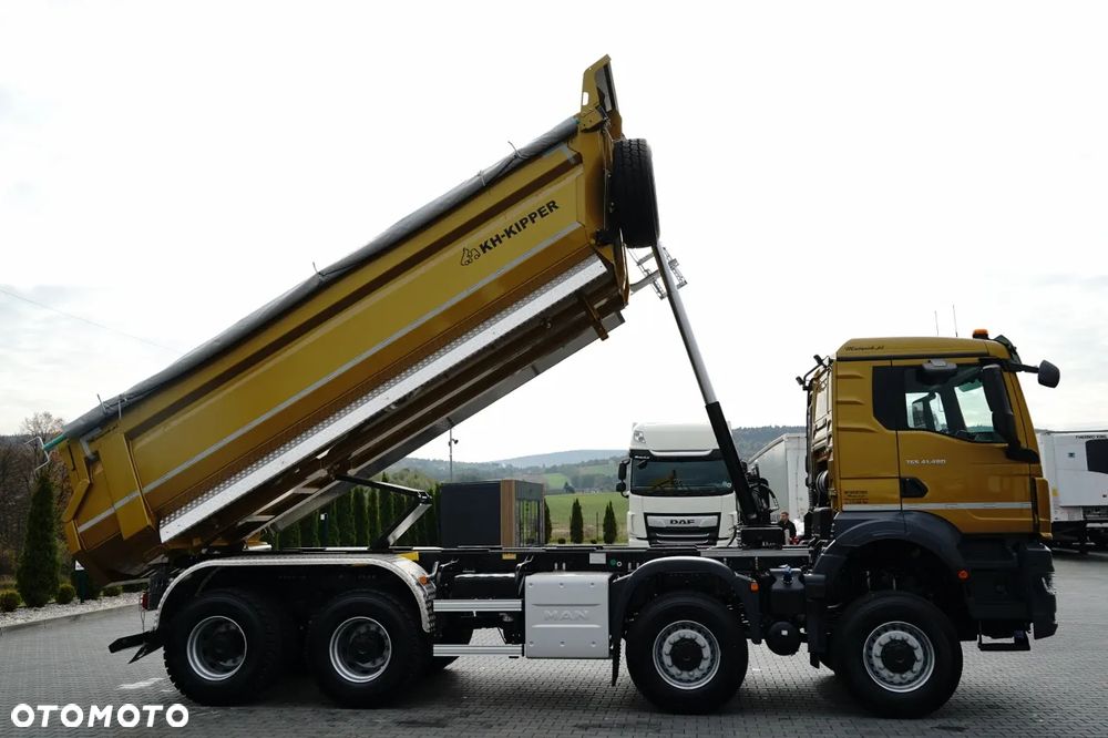 MAN TGS 41.480 / 8X6 / WYWROTKA / S1 - TYLNOZSYP / AUTOMAT / FABRYCZNIE NOWY / DOSTĘPNY OD RĘKI / BOGATE WYPOSAŻENIE / ZŁOTY METALIK / - 6