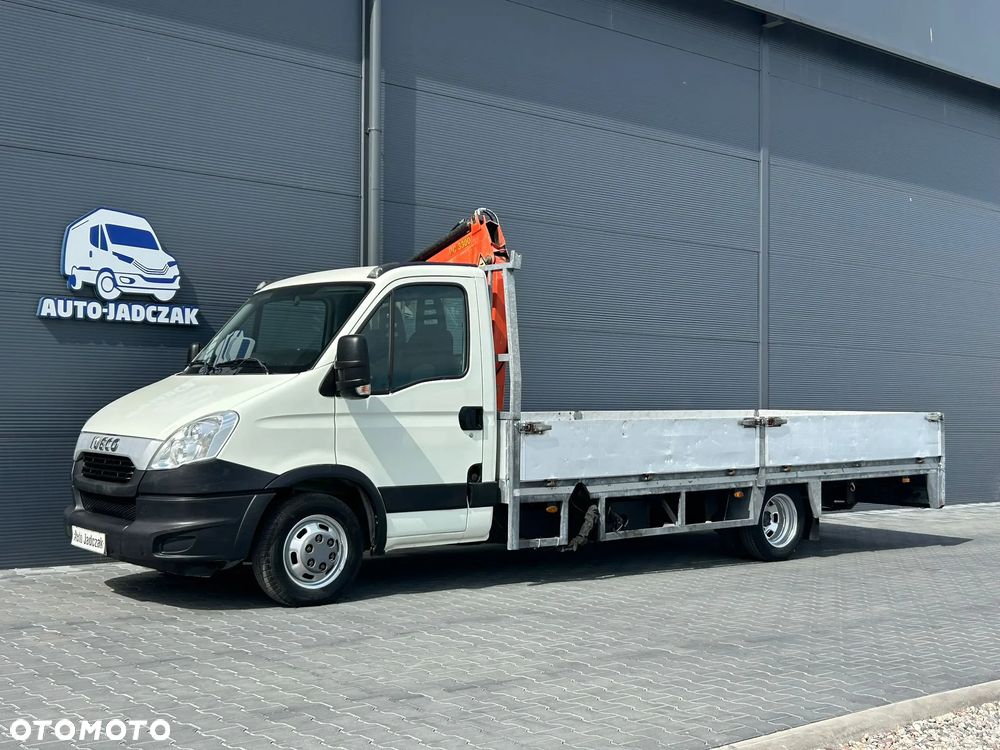 Iveco Daily 50C15 35C15 3.0 HPI MOCNY HDS 2020kg Palfinger PC3300 + skrzynia **Wzmocnione zawieszenie**Klima**DMC 3,5t**Na bliźniakach**Hak 3,5t.** - 7
