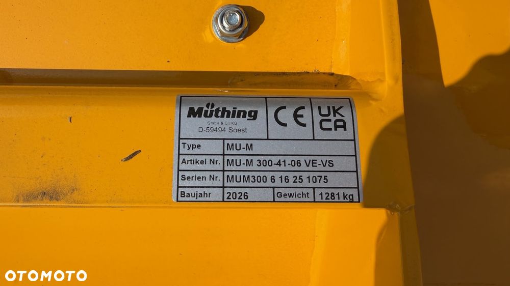 Muthing MU-M 300 Vario | Hydrauliczny przesuw | Przód / Tył | 75–160 KM - 13