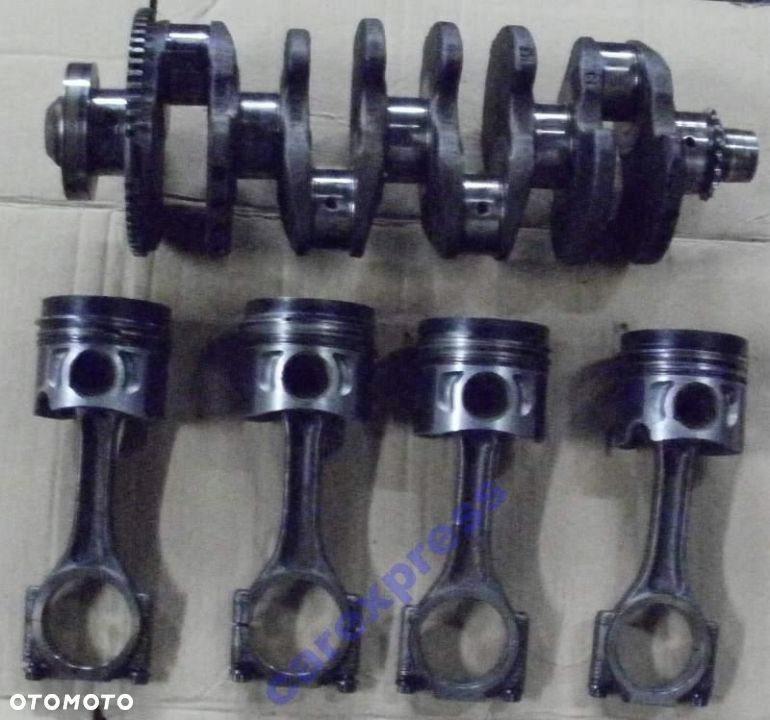 ORYGINALNY WAŁ KORBOWY TŁOKI KORBOWODY VW 1.9 TDI - 1