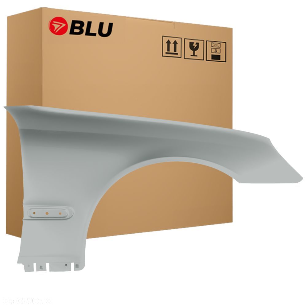 BLU Błotnik MERCEDES C W203 775 prawy srebrny 00-07 przód IridiumSilber - 1