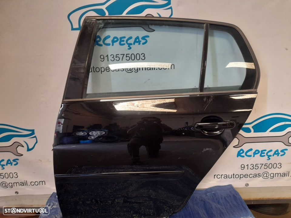 PORTA TRASEIRA TRÁS ESQUERDA VW VOLKSWAGEN GOLF V 5 MK5 1K 1K1 FECHO ELEVADOR MOTOR PUXADOR VIDRO - 4