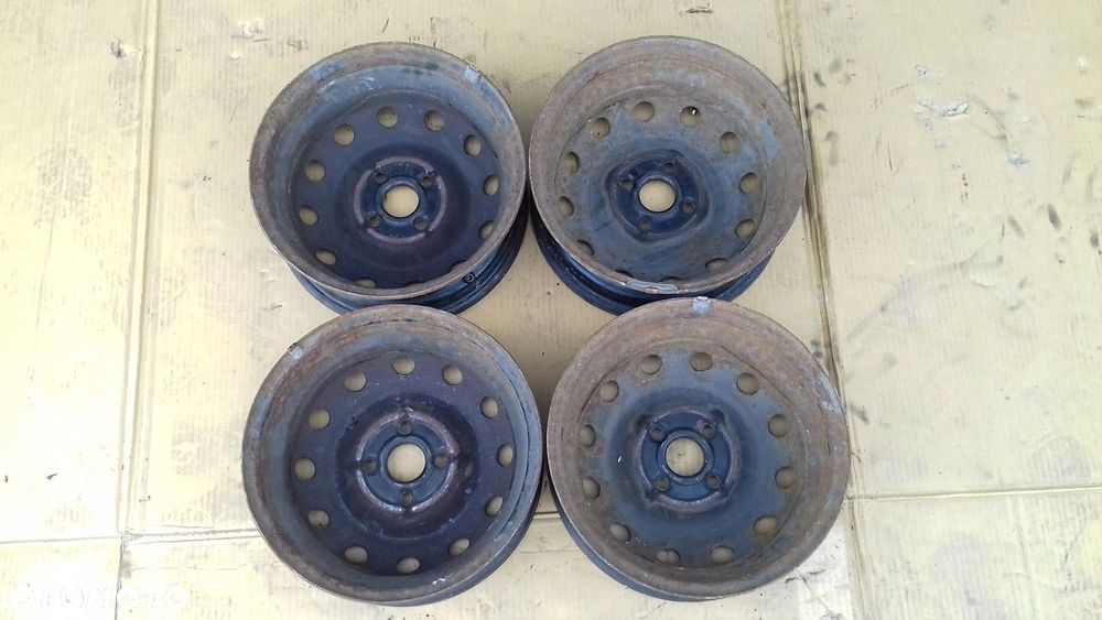 FELGI FELGA STALOWE KOMPLET HYUNDAI KIA 4x100 5Jx14 - 4