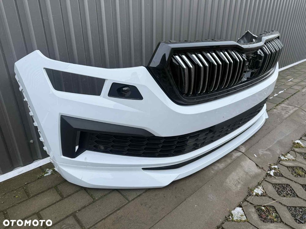 Skoda Kodiaq I Lift Sportline Zderzak Przód Przedni Kompletny 4xPDC Radar Spryskiwacze LF9E 21-24 - 2