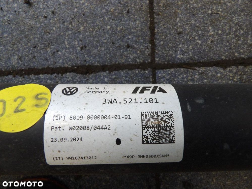 SKODA SUPERB IV 4 KOMBI 2.0TSI 4X4 WAŁ NAPĘDOWY 5WA521101 - 5