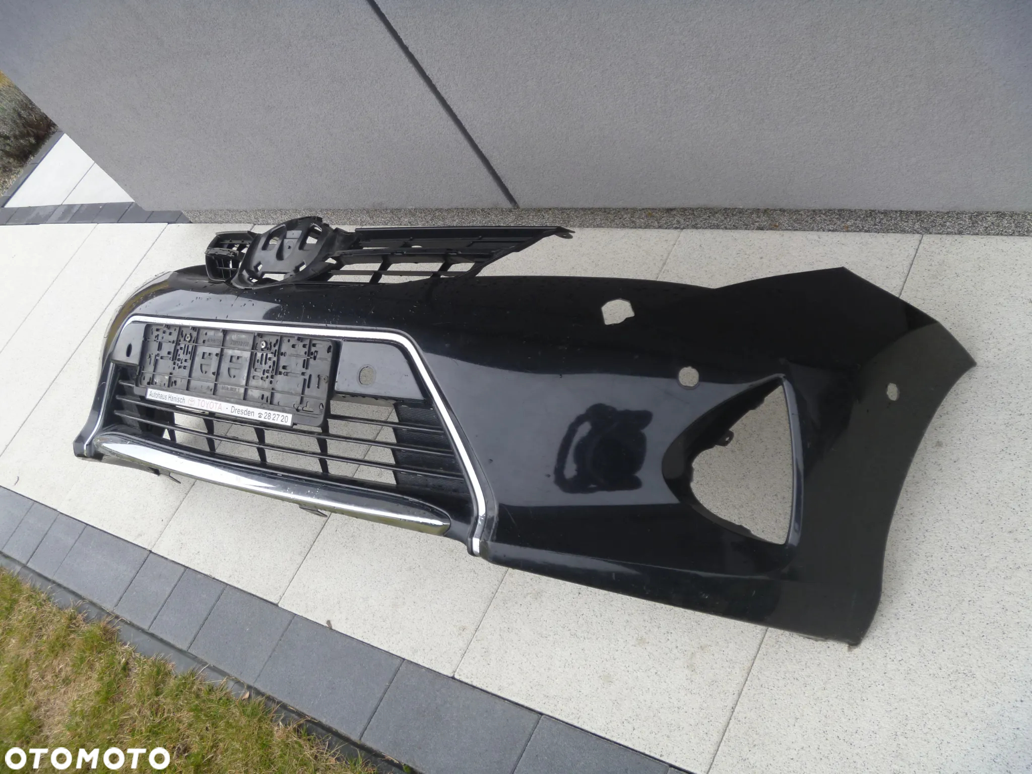 TOYOTA AURIS II ZDERZAK PRZEDNI KRATKI ORYGINAŁ 6 PDC SPRYSKI - 4