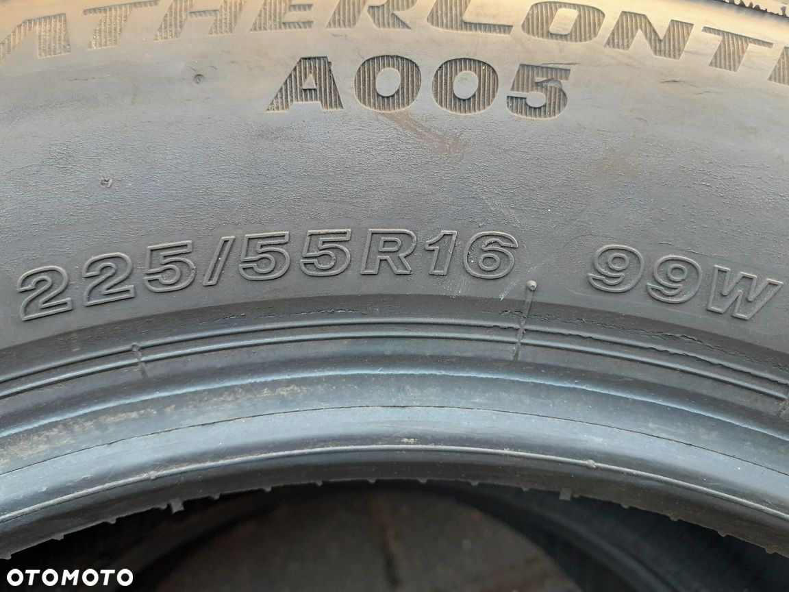 BRIDGESTONE 225/55R16 98W , pojedyńcza opona wielosezonowa. - 6
