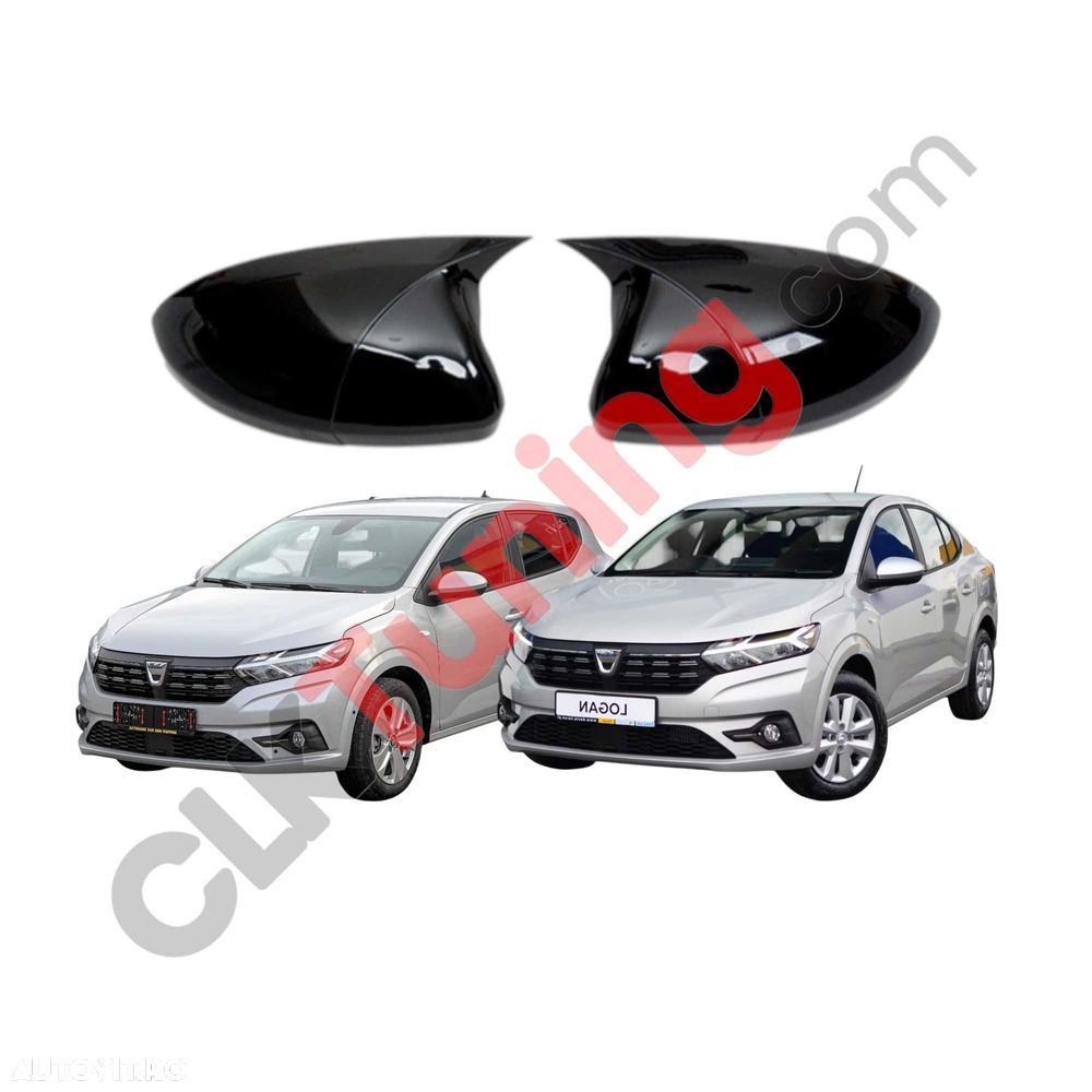 Capace Oglinzi model Batman pentru Dacia Sandero 3 Logan 3 - 1