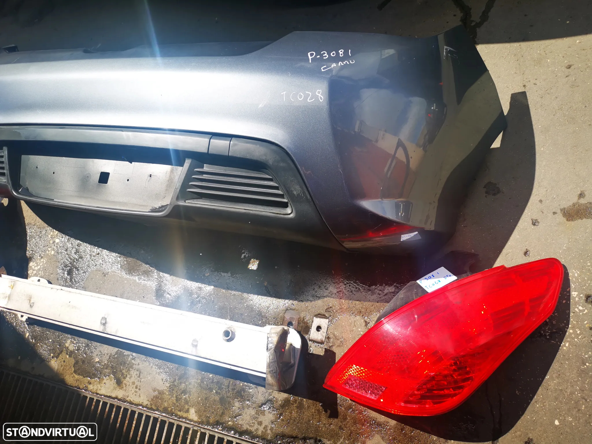 PEUGEOT 308 I PARA CHOQUES FAROLIM REFORÇO TRÁS - TC028 - 3